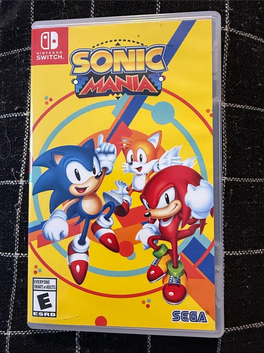 Nintendo Sonic Mania – Yellow, Blue & Red Cover Art